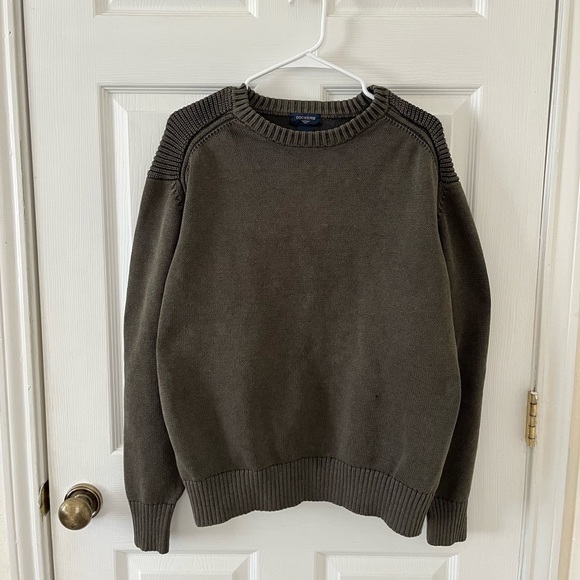 Dockers Other - Dockers Men's Dark Olive Crewneck Sweater